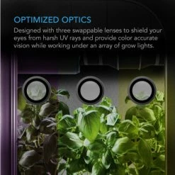Grow Lights AC Infinity | Grow Room Glasses | 3 Color Corrective Lenses