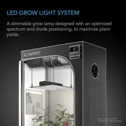 AC Infinity | Ionboard S22 Full Spectrum Grow Light | 100W | 2’ X 2’ Your Grow Room