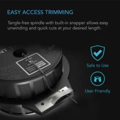 Planting & Watering AC Infinity | Black Garden Twist Ties Built-In Cutter | 100M