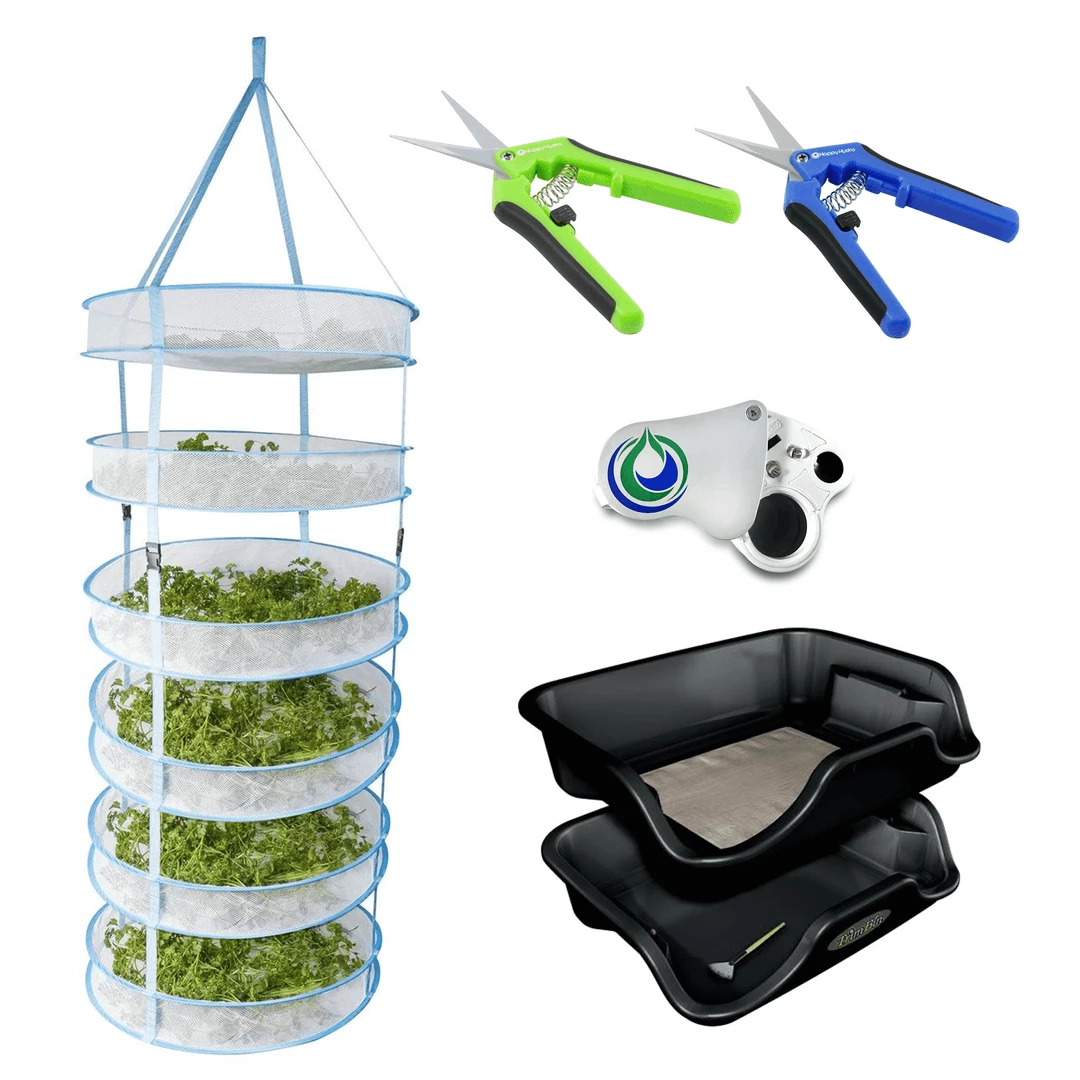 New ๐ Happy Hydro | 'Trim-Jail' Kit | Harvest More Trim Bin | W/ 6-Tier Drying Rack Harvest & Essentials ๐ 1 Happy Hydro | 'Trim-Jail' Kit | Harvest More Trim Bin | W/ 6-Tier Drying Rack Harvest & Essentials