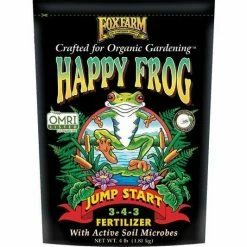 FoxFarm Planting & Watering Happy Frog Jump Start Dry Fertilizer 4 Lb Bag