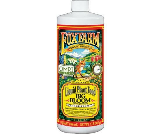 Flash Sale ๐ FoxFarm Big Bloom Liquid Concentrate, 1 Qt Planting & Watering ๐ 1 FoxFarm Big Bloom Liquid Concentrate, 1 Qt Planting & Watering