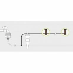 Budget ๐ Blumat Distribution Dripper With End Cap (Plug) ๐ 6 Blumat Distribution Dripper With End Cap (Plug)