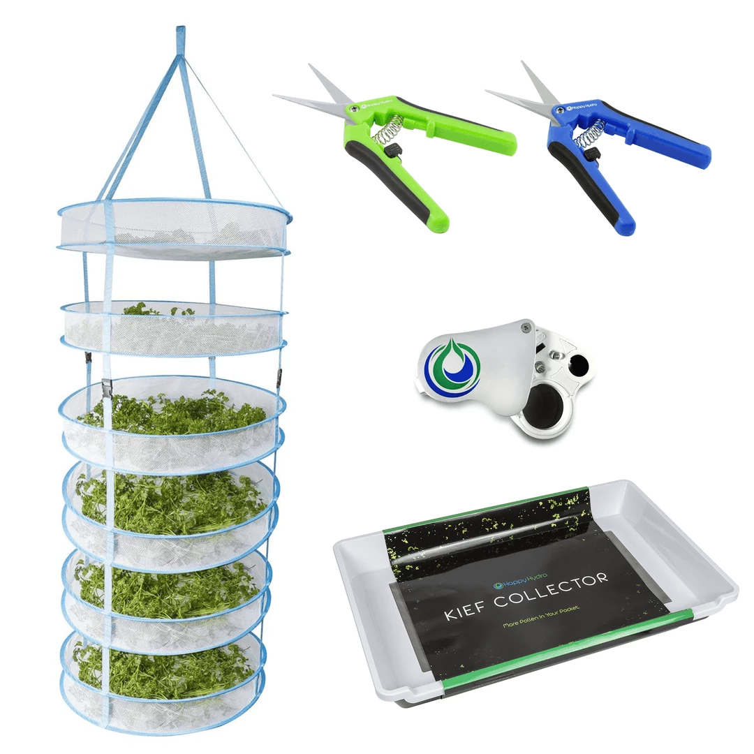 Best Sale ๐ฏ Happy Hydro | 'Trim-Jail' Kit | Kief Collector | 6-Tier Drying Rack ๐ฅ 1 Happy Hydro | 'Trim-Jail' Kit | Kief Collector | 6-Tier Drying Rack