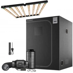 Happy Hydro 'The Essentials' Grow Kit | ROI-E720 LED Light | AC Infinity Tent & Ventilation | 5โ X 5โ Grow Tent Kits