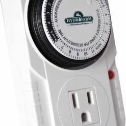 Autopilot Analog Grounded Timer, 1725W, 15A, 15 Minute On/Off, 24 Hour Grow Lights