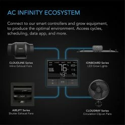AC Infinity | Ionboard S44 Full Spectrum Grow Light | 400W | 4’ X 4’ Grow Lights