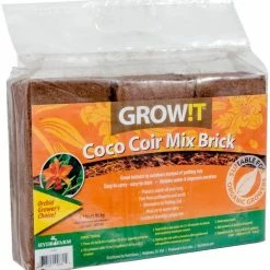 GROW!T | Coco Coir | Brick | 1CF Planting & Watering