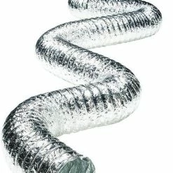 Hot Sale โ๏ธ Happy Hydro 8โ X 25โ HVAC Flex Duct Non-Insulated Venting Hose With 2 Worm Gear Clamps For Grow Room And Greenhouses ๐ 10 Happy Hydro 8โ X 25โ HVAC Flex Duct Non-Insulated Venting Hose With 2 Worm Gear Clamps For Grow Room And Greenhouses