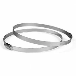 AC Infinity Stainless Steel Duct Clamps, 8-inch, Two Pack