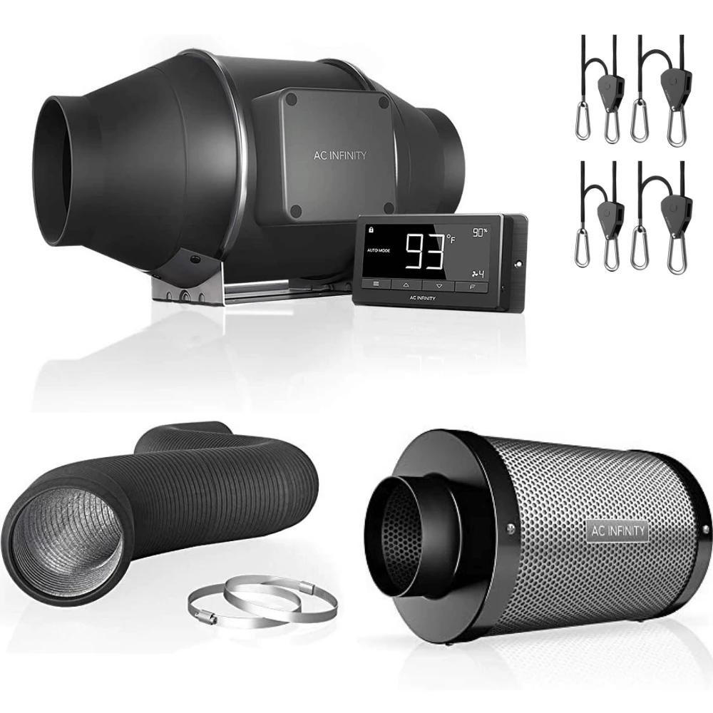 Best Pirce ๐ Happy Hydro Grow Tent Kits 'The Essentials' Grow Kit | ROI-E420 LED Light | AC Infinity Tent & Ventilation | 3โ X 3โ ๐ 4 Happy Hydro Grow Tent Kits 'The Essentials' Grow Kit | ROI-E420 LED Light | AC Infinity Tent & Ventilation | 3โ X 3โ