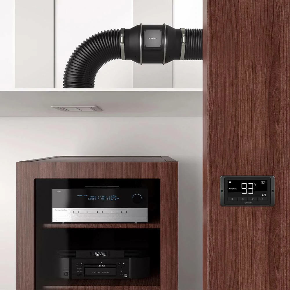 Best Pirce ✔️ AC Infinity Cloudline T8 Inline Duct Fan W/ LCD Temp & Humidity Controller – 8 Inch 🤩 5 AC Infinity Cloudline T8 Inline Duct Fan W/ LCD Temp & Humidity Controller – 8 Inch