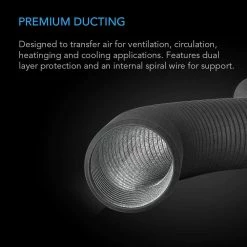 AC Infinity 12 Inch Four-Layer Ducting - 8ft & 25ft Options