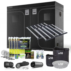 Happy Hydro Grow Tent Kits Complete Grow Tent Kit | 2x Grower's Choice ROI-E680S LED | 4โ X 8โ