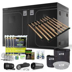 Happy Hydro Beginner Complete Grow Tent Kit | Grower's Choice ROI-E720 LEDs | 5โ X 10โ Grow Tent Kits