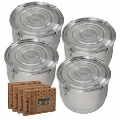 Happy Hydro Shop 26 FreshStor® CVault Bud Storage | 21 Liter | 4 Pack Harvesting Supplies