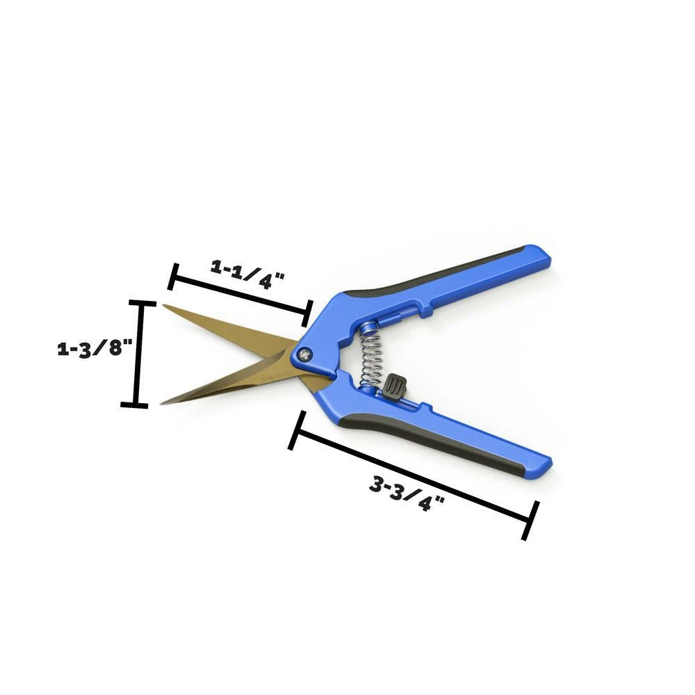 Outlet โค๏ธ Happy Hydro Curved Tip Titanium Trimming Scissors ๐ 6 Happy Hydro Curved Tip Titanium Trimming Scissors