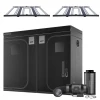 Happy Hydro 'The Essentials' Grow Kit | ROI-E680S LED Light | AC Infinity Tent & Ventilation | 4’ X 8’