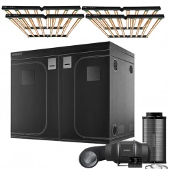 Happy Hydro 'The Essentials' Grow Kit | ROI-E720 LED Light | AC Infinity Tent & Ventilation | 10โ X 10โ Grow Tent Kits