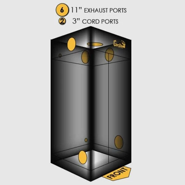 New ❤️ Your Grow Room Gorilla Grow Tent 3x3 🔥 13 Your Grow Room Gorilla Grow Tent 3x3