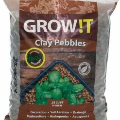 GROW!T Clay Pebbles, 10L Planting & Watering