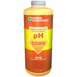 General Hydroponics Planting & Watering GH PH Down Liquid Quart