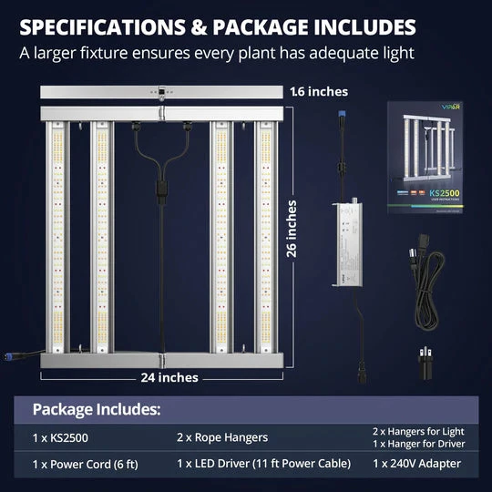 Discount ๐ ViparSpectra | KS2500 | LED Grow Light Grow Lights ๐ 5 ViparSpectra | KS2500 | LED Grow Light Grow Lights