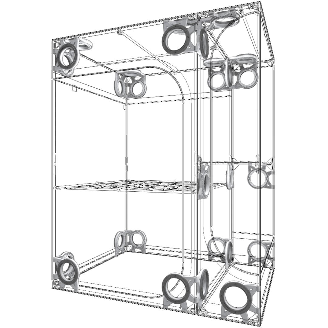 Outlet โ Your Grow Room Secret Jardin Lodge 160 V4.0 (5 1/4' X 4' X 6 2/3') ๐ 10 Your Grow Room Secret Jardin Lodge 160 V4.0 (5 1/4' X 4' X 6 2/3')