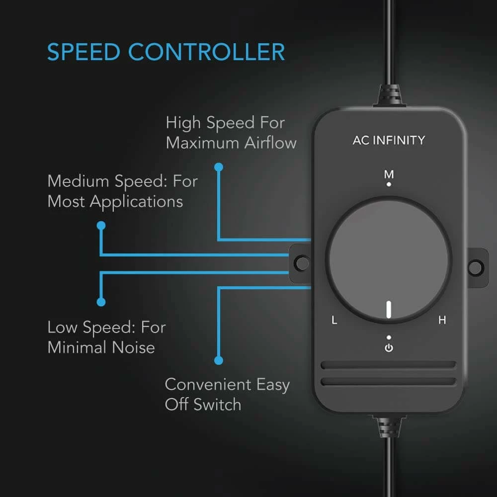 Flash Sale ๐ AC Infinity Your Grow Room Raxial S4, Inline Booster Duct Fan W/ Speed Controller, 4-INCH โจ 3 AC Infinity Your Grow Room Raxial S4, Inline Booster Duct Fan W/ Speed Controller, 4-INCH