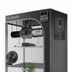 Grow Tent Kits AC Infinity | Grow Tent Kit | 1 Plant Setup | 2’ X 2’ X 6’