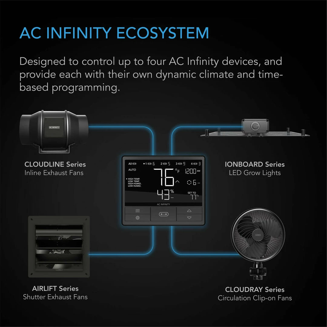 Cheapest ๐ Your Grow Room AC Infinity | Controller 69 | Controls Four Devices | App Enabled โญ 2 Your Grow Room AC Infinity | Controller 69 | Controls Four Devices | App Enabled