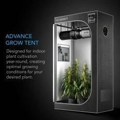 Happy Hydro Beginner Complete Grow Tent Kit | Grower's Choice ROI-E720 LED | 5’ X 5’