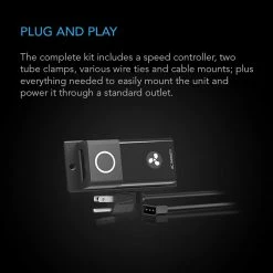 Grow Tent Kits AC Infinity Tent & Ventilation Kit | 4’ X 8’