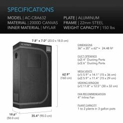 Best Pirce ๐ Grow Tent Kits AC Infinity Tent & Ventilation Kit | 2โ X 3โ ๐ 13 Grow Tent Kits AC Infinity Tent & Ventilation Kit | 2โ X 3โ