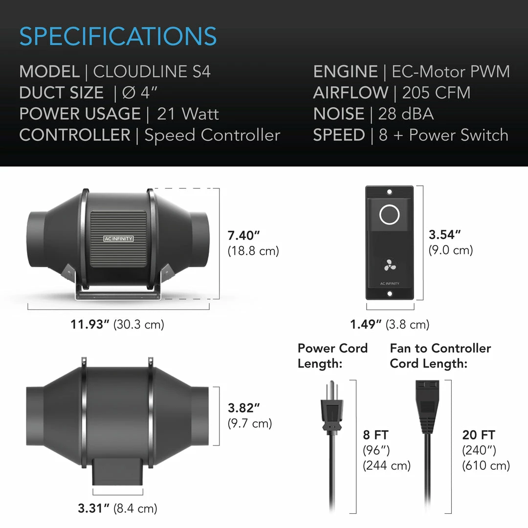 Budget ๐ AC Infinity Tent & Ventilation Kit | 4โ X 4โ Grow Tent Kits ๐ 4 AC Infinity Tent & Ventilation Kit | 4โ X 4โ Grow Tent Kits