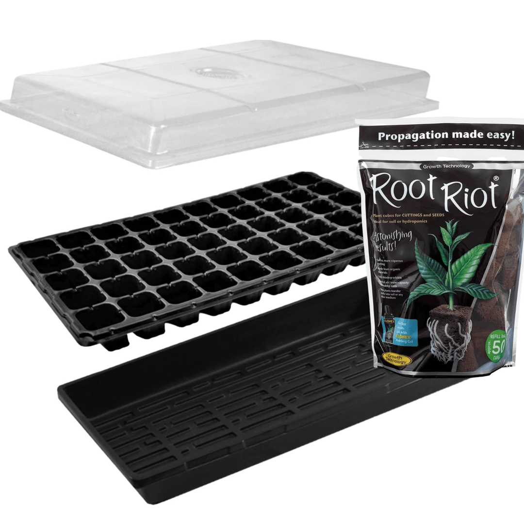 Budget ๐ฏ Happy Hydro | Seed Starter Kit W/ Root Riot Starter Cubes Planting & Watering ๐ 1 Happy Hydro | Seed Starter Kit W/ Root Riot Starter Cubes Planting & Watering