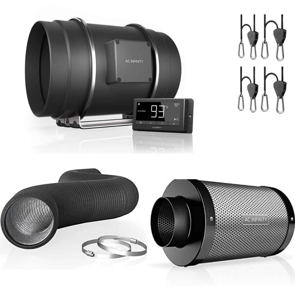 Buy 🤩 AC Infinity T8 Grow Room Ventilation Package - 8 Inch Your Grow Room 🎉 1 AC Infinity T8 Grow Room Ventilation Package - 8 Inch Your Grow Room
