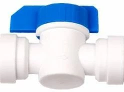 Hydro Logic 3/8" QC X 3/8" QC Inline Shut Off Valve