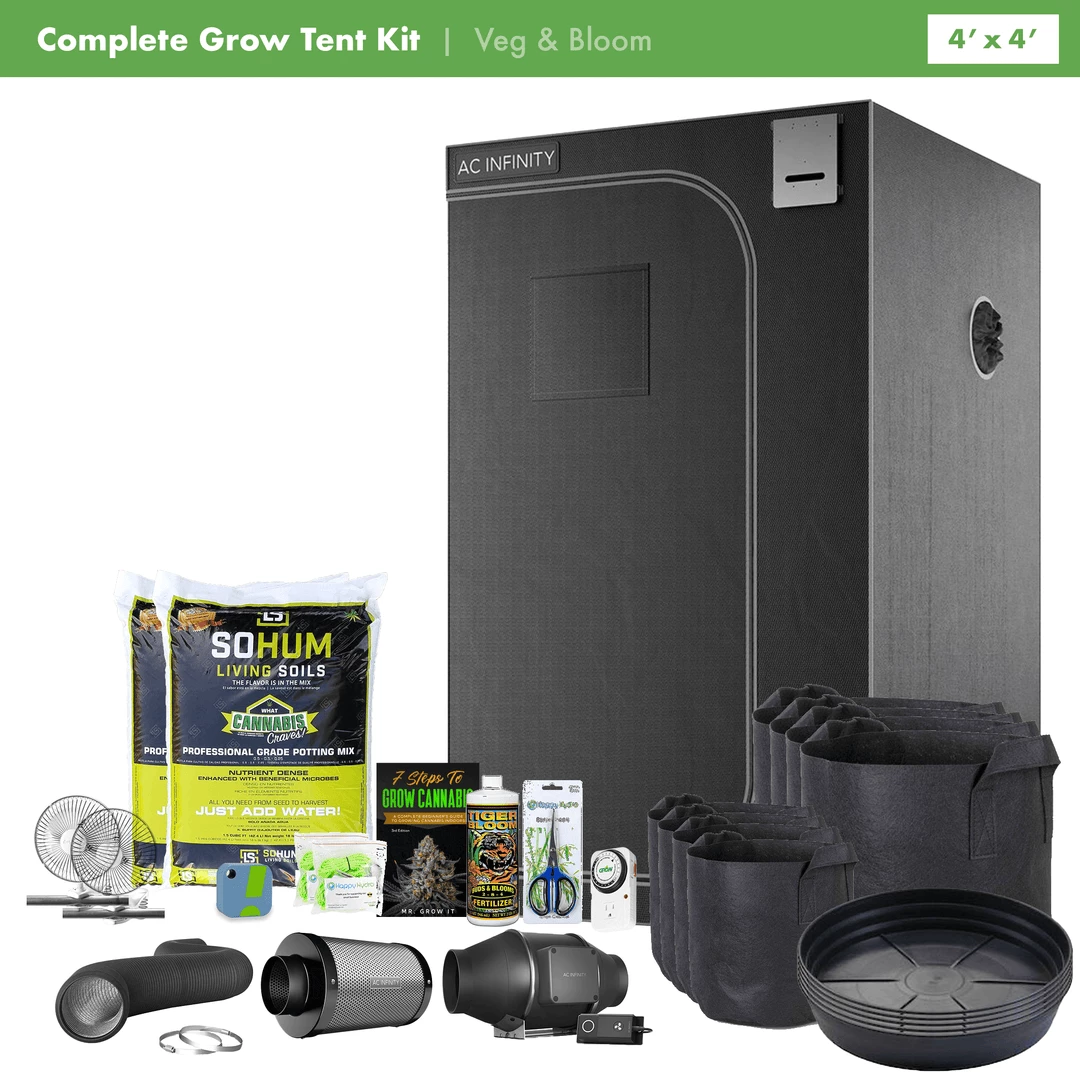 Flash Sale ๐ฏ Happy Hydro Grow Tent Kits Beginner Grow Tent Kit | Without The Light | 4โ X 4โ ๐งจ 1 Happy Hydro Grow Tent Kits Beginner Grow Tent Kit | Without The Light | 4โ X 4โ