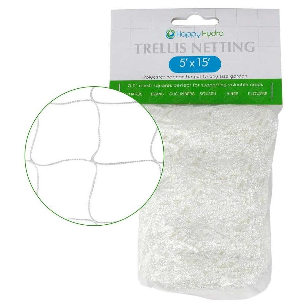 Brand new ๐ Happy Hydro Planting & Watering Trellis Netting For Indoor Or Outdoor Gardens - Multiple Sizes Inside! ๐ฅ 6 Happy Hydro Planting & Watering Trellis Netting For Indoor Or Outdoor Gardens - Multiple Sizes Inside!