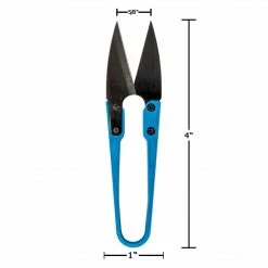 Happy Hydro Harvest & Essentials Mini Trimming Scissors- 5 Pack Of Trimming Scissors For Small Plants & Bonsai Pruning