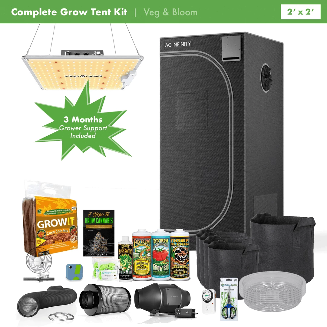 Wholesale ๐ Happy Hydro Beginner Complete Coco Grow Tent Kit | Spider Farmer LED | 2โ X 2โ Grow Tent Kits ๐ 1 Happy Hydro Beginner Complete Coco Grow Tent Kit | Spider Farmer LED | 2โ X 2โ Grow Tent Kits