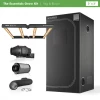 Happy Hydro Grow Tent Kits 'The Essentials' Grow Kit | ROI-E420 LED Light | AC Infinity Tent & Ventilation | 3’ X 3’
