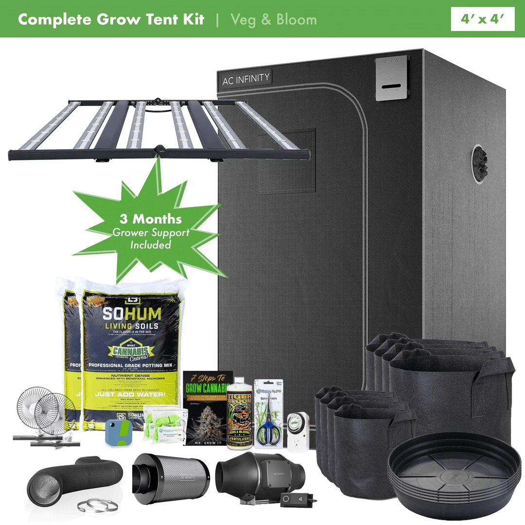 Cheap ๐ Happy Hydro Beginner Complete Grow Tent Kit | Grower's Choice ROI-E680S | 4โ X 4โ Grow Tent Kits โค๏ธ 1 Happy Hydro Beginner Complete Grow Tent Kit | Grower's Choice ROI-E680S | 4โ X 4โ Grow Tent Kits